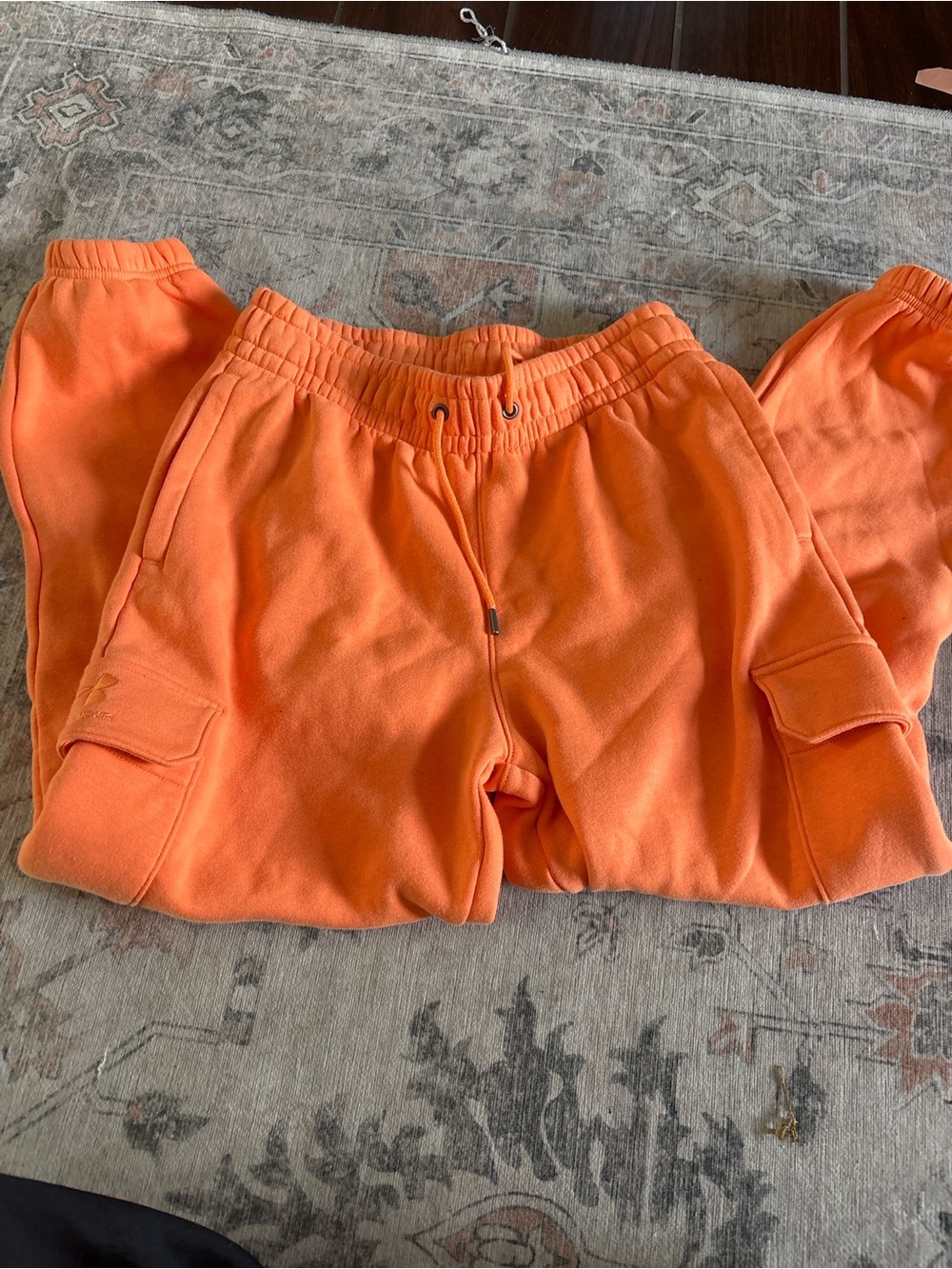 Under Armour Orange Women's Cargo sweat pants